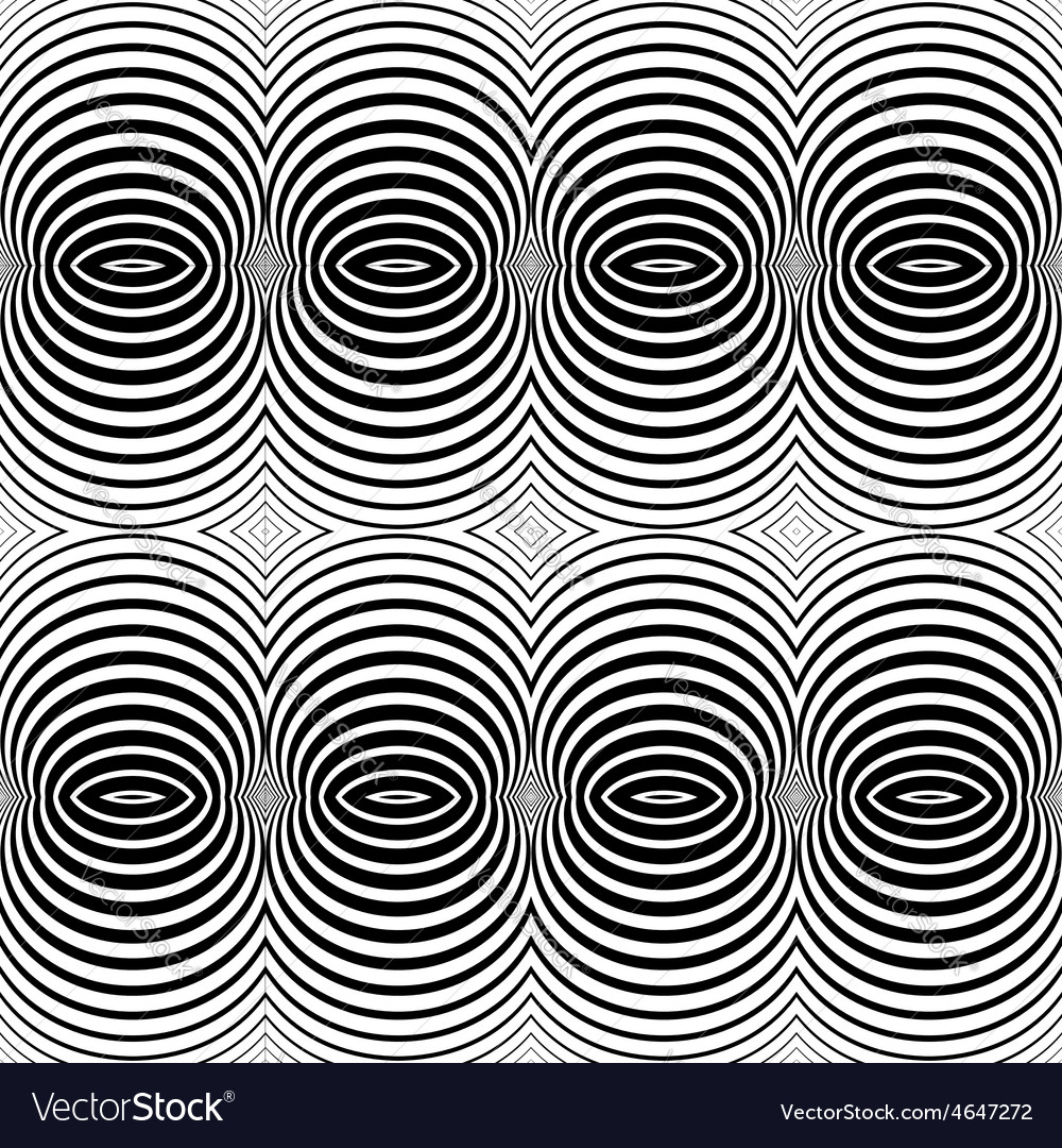 Design seamless monochrome ellipse pattern