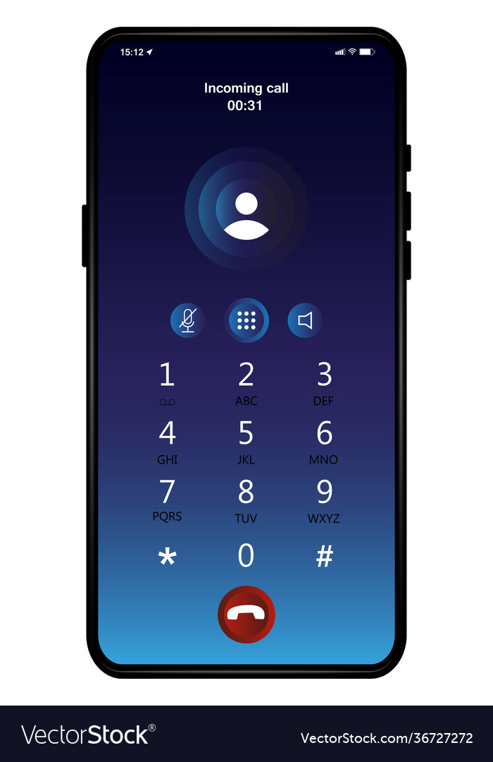 Incoming call recording screen switched keyboard