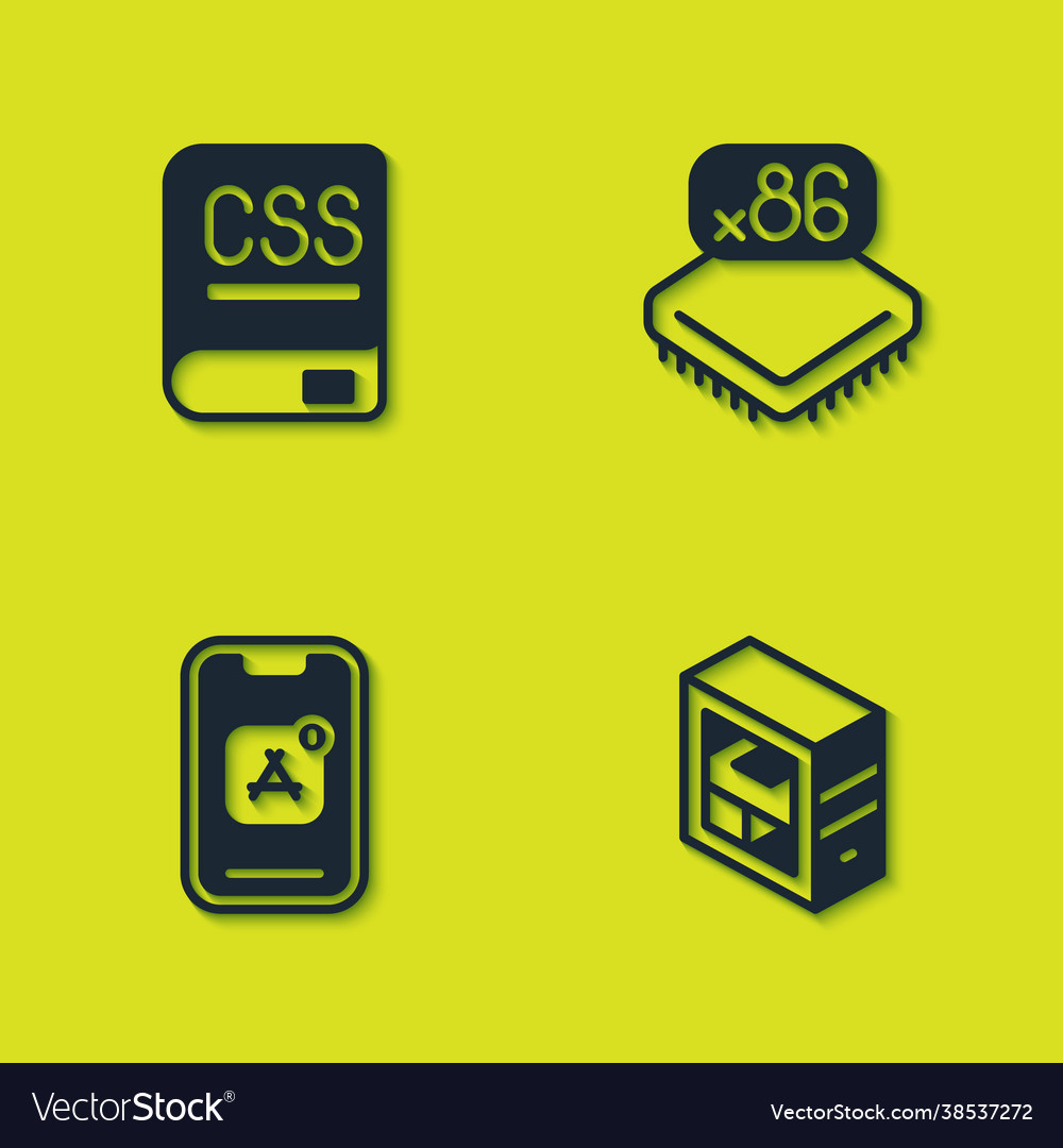 Set books about programming computer mobile apps vector image Set books about programming computer mobile apps
