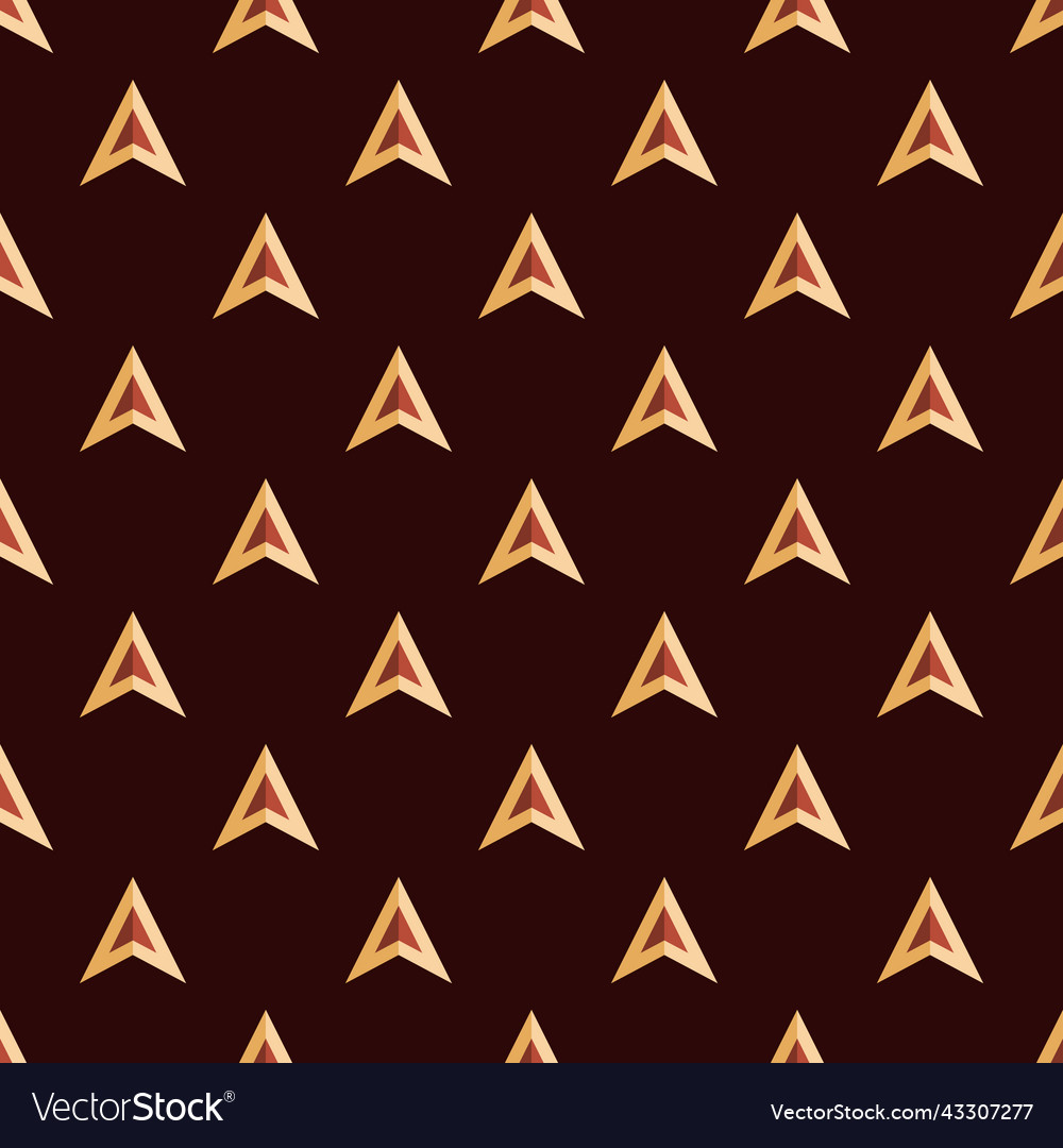 Abstract geometric seamless pattern with arrows Vector Image Abstract geometric seamless pattern with arrows