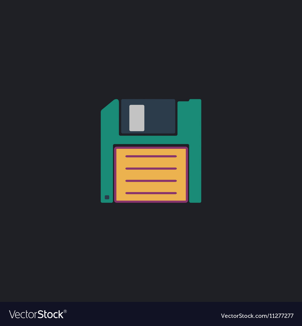 Floppy disk computer symbol
