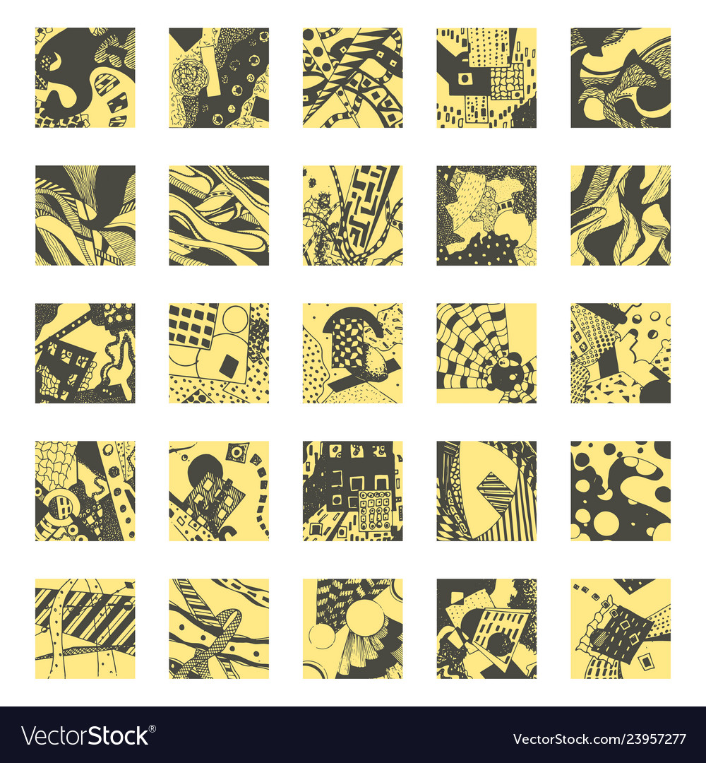 Hand gezeichnete Skizze von abstraktem nahtlos vector image Hand gezeichnete Skizze von abstraktem nahtlos