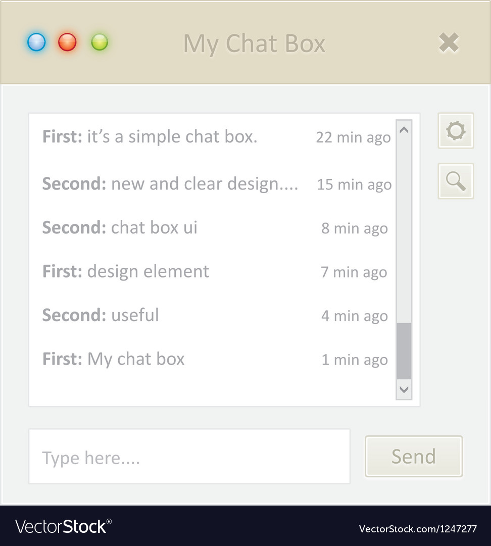 Messaging App Interface
