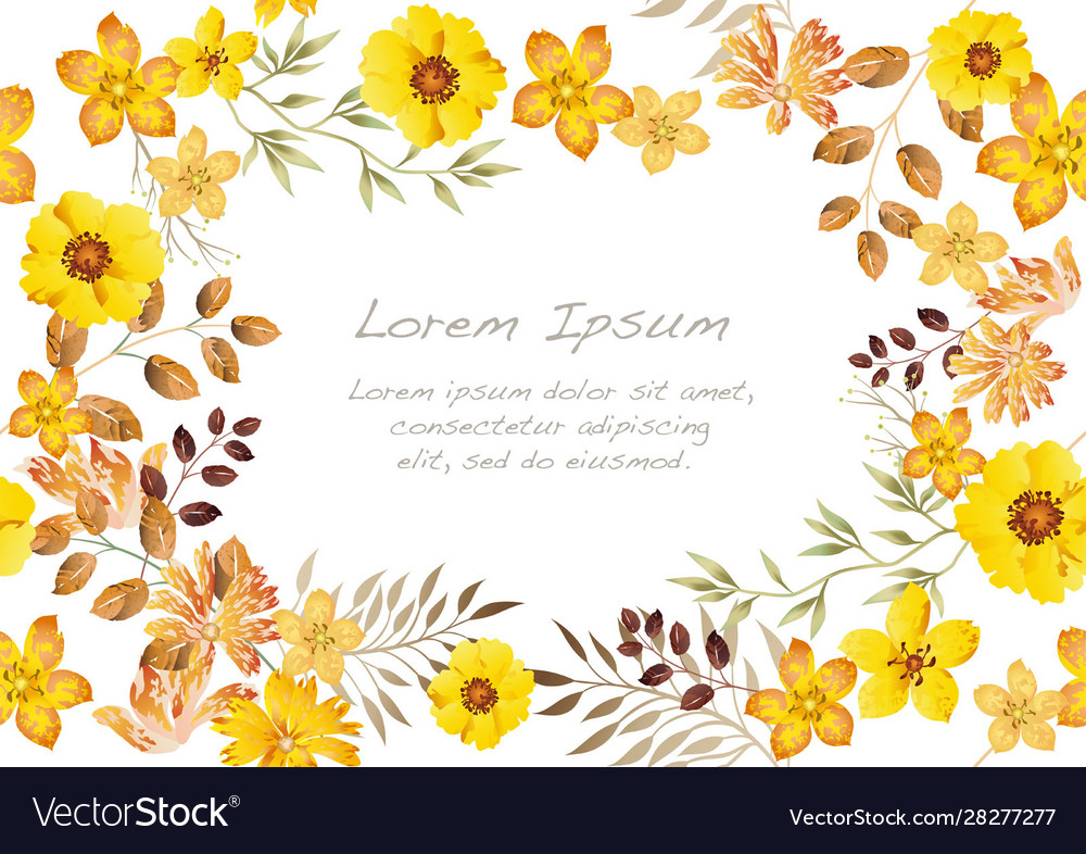 Watercolor Floral Background