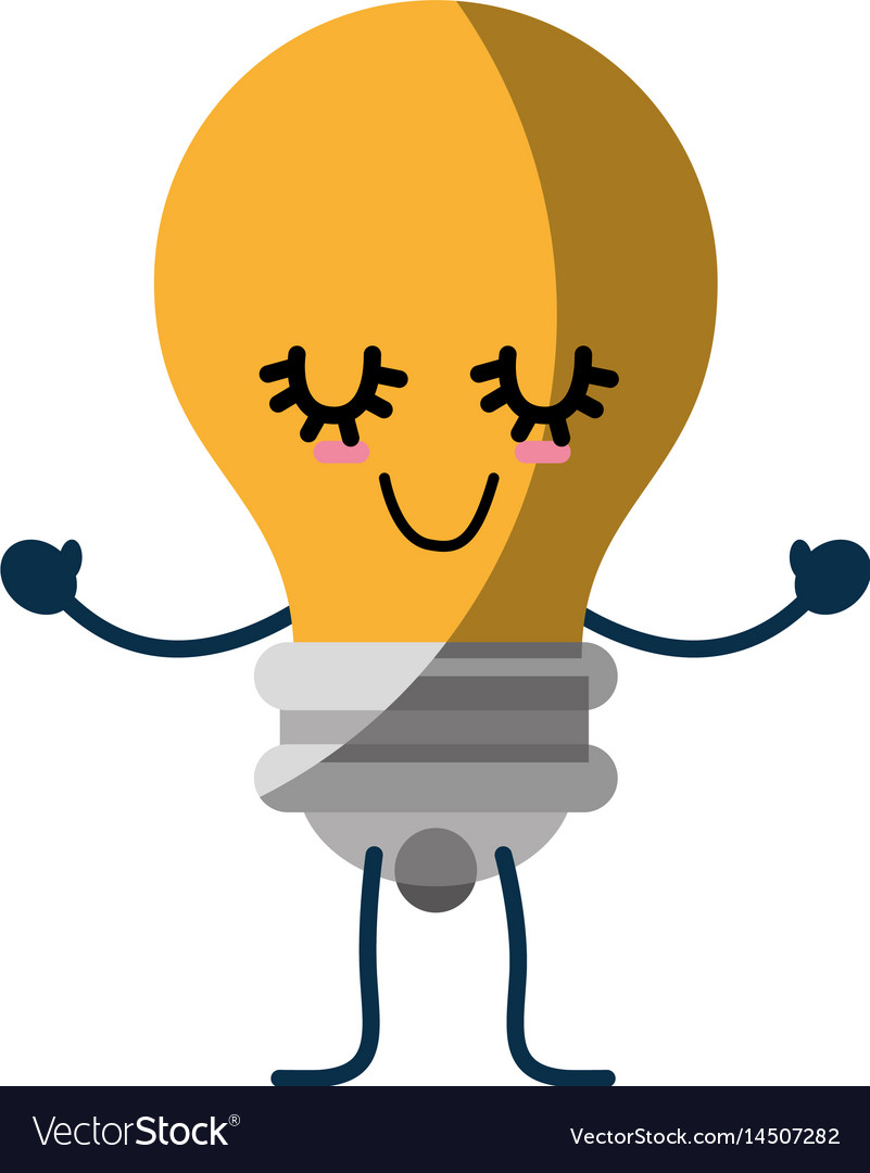 Bulb cute cartoon