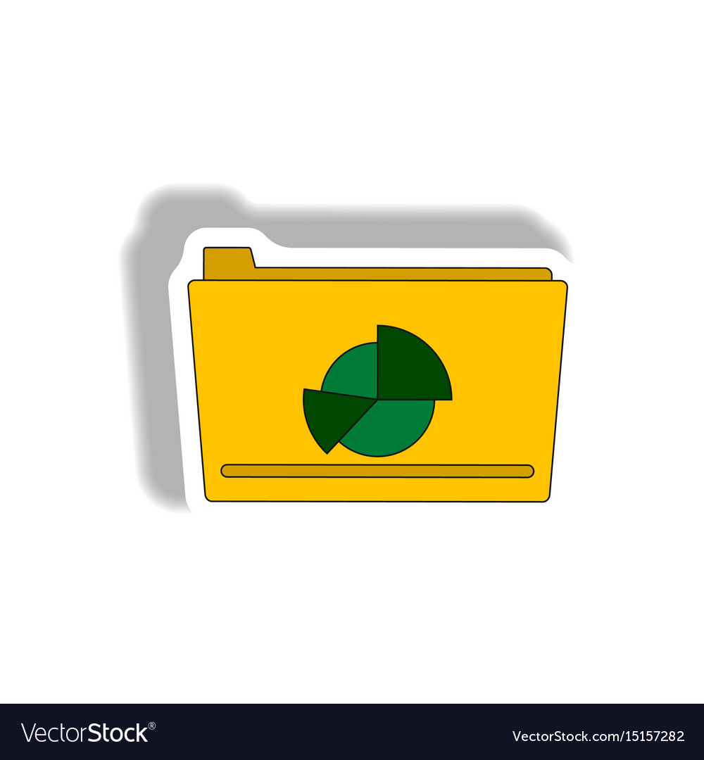 Folder with statistical report