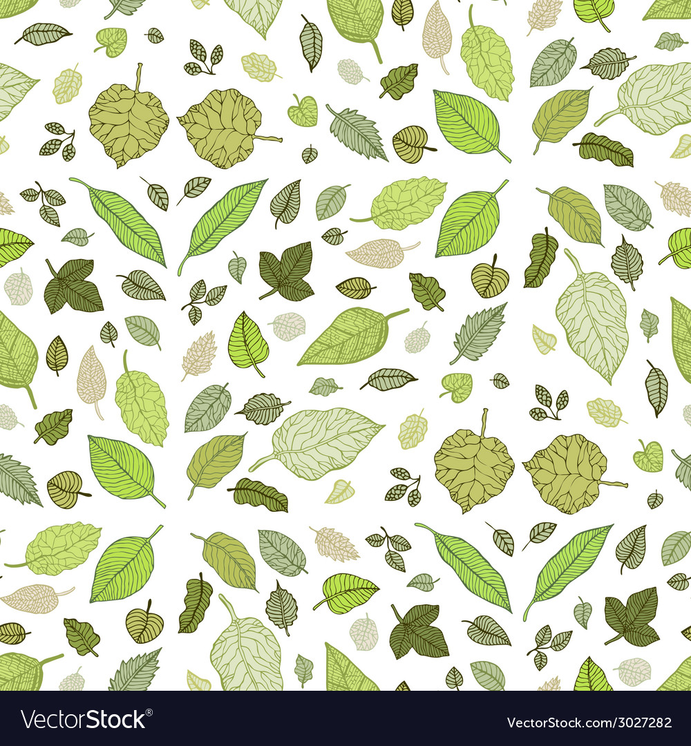 Leafy Seamless Pattern