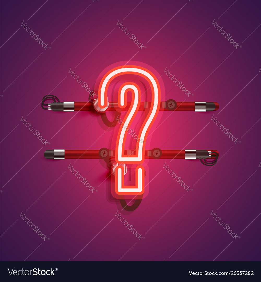 Realistic neon character with wires and console vector image Realistic neon character with wires and console