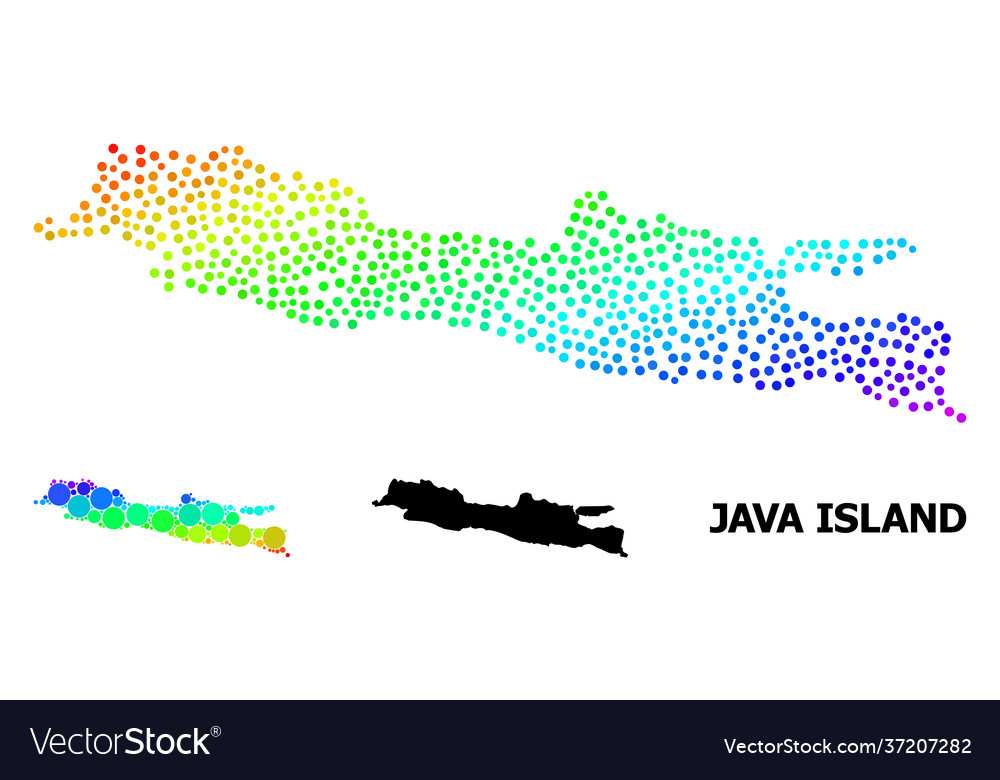 Spectrum Gradient pixeled map java