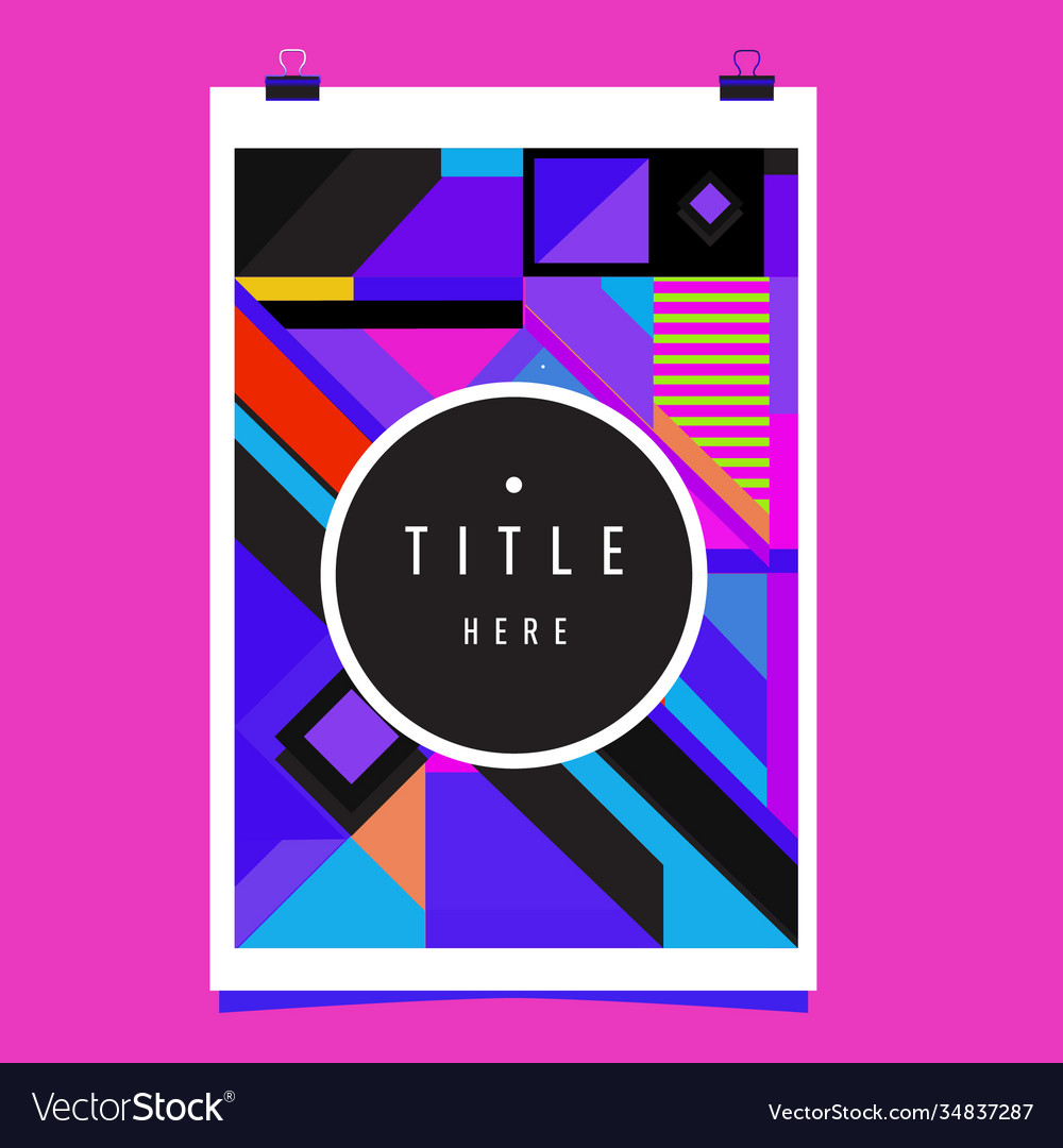 Abstract colorful geometric pattern background