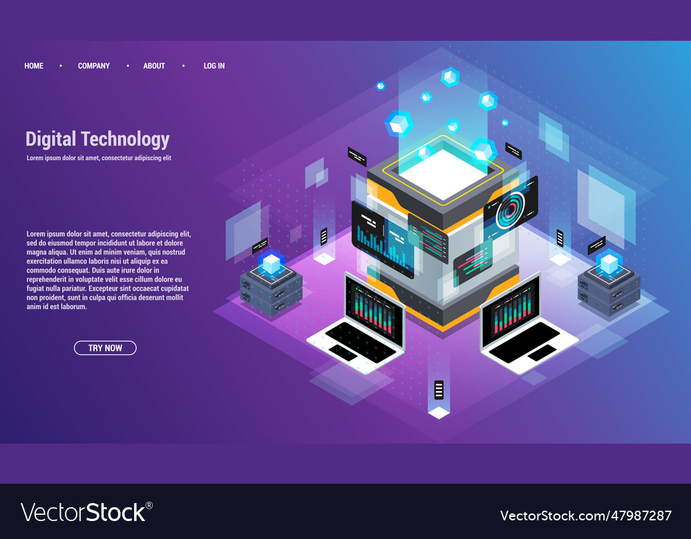 Analysis and investment data visualization Vector Image Analysis and investment data visualization