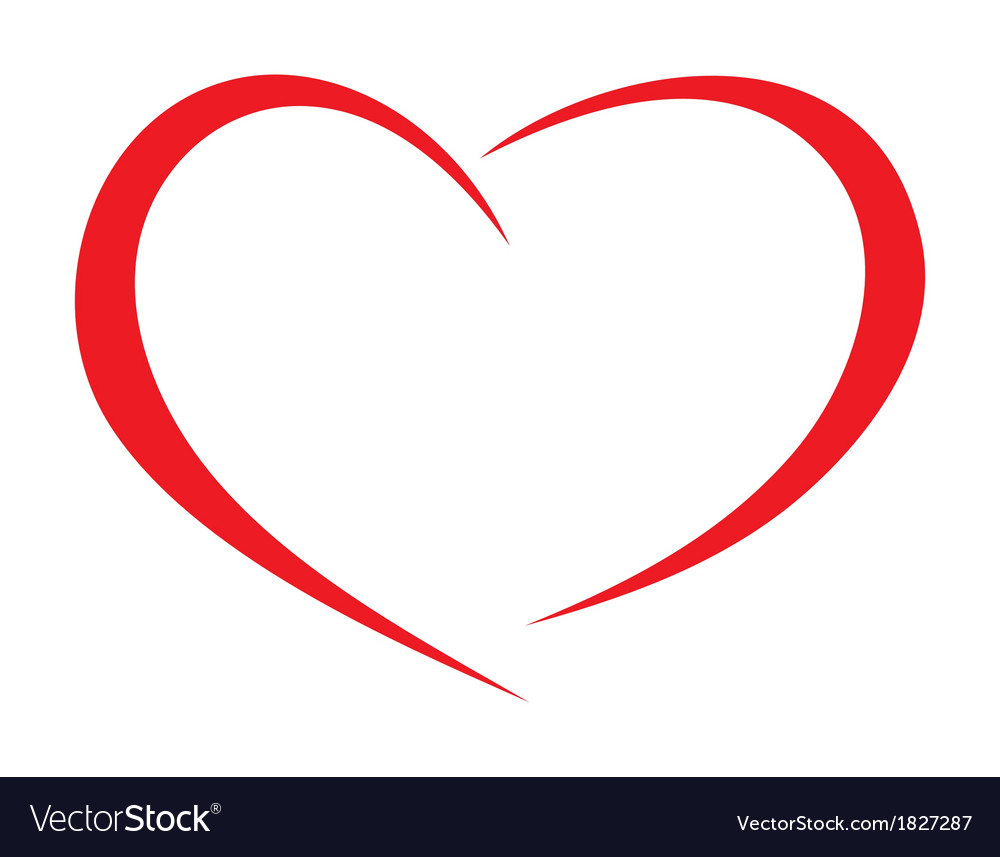 Heart icon Royalty Free Vector Image - VectorStock