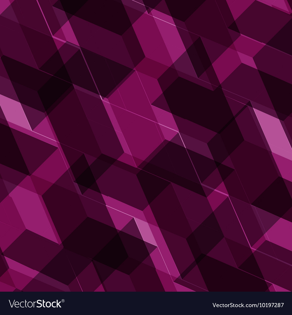 Isometric cubes seamlessly repeatable pattern 3d