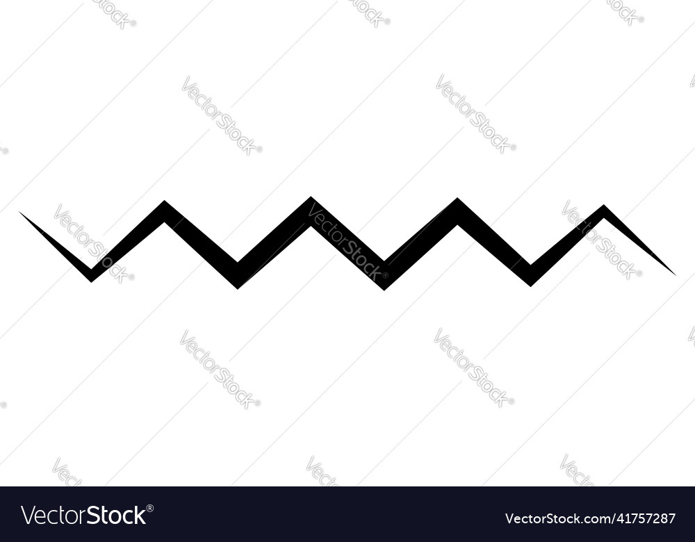 Line stripe element with distorted deformed effect Vector Image Line stripe element with distorted deformed effect