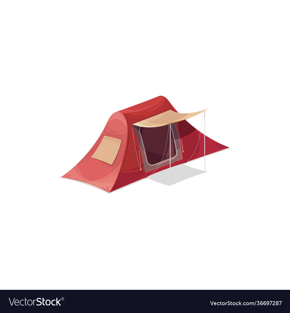 Waterprocamping tent isolate shelter dome icon