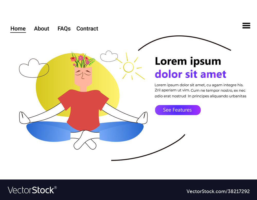Businesswoman sitzen Lotus posieren Geschäftsfrau vector image Businesswoman sitzen Lotus posieren Geschäftsfrau
