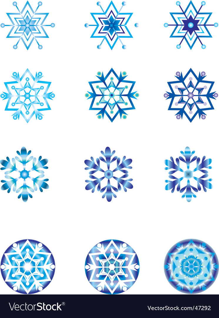 Crystal modulation of a snowflake