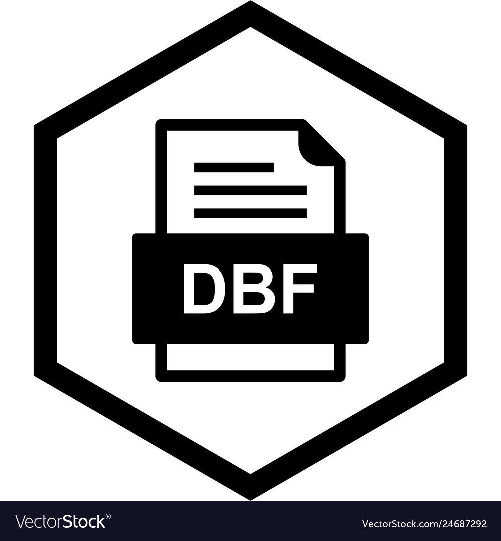 Dbf file document icon
