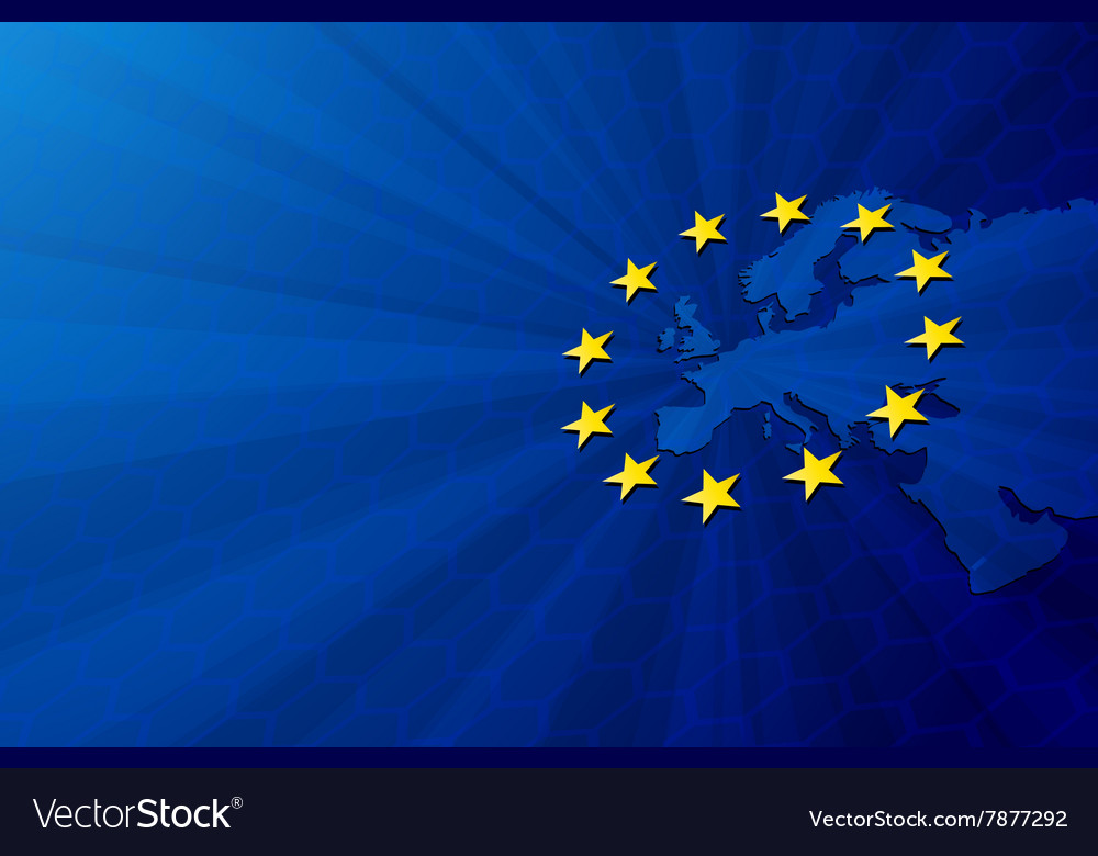 Europa Flag Map