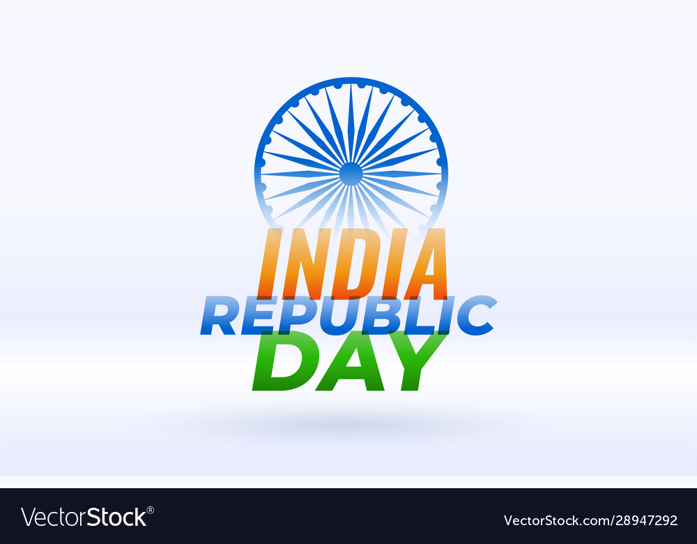 Indian happy republic day holiday background