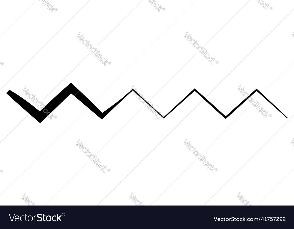 Line stripe element with distorted deformed effect Vector Image Line stripe element with distorted deformed effect