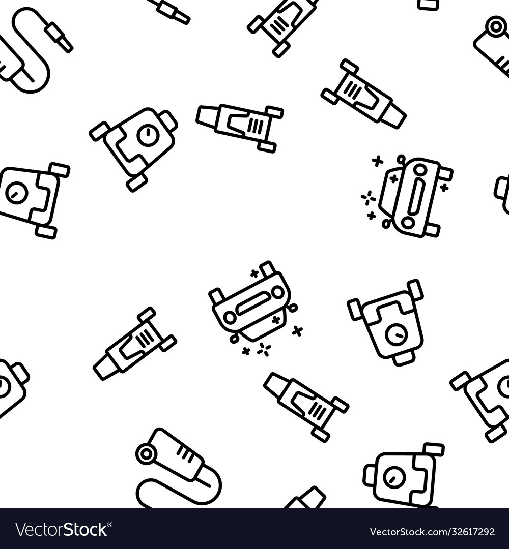 Pressure washer tool seamless pattern