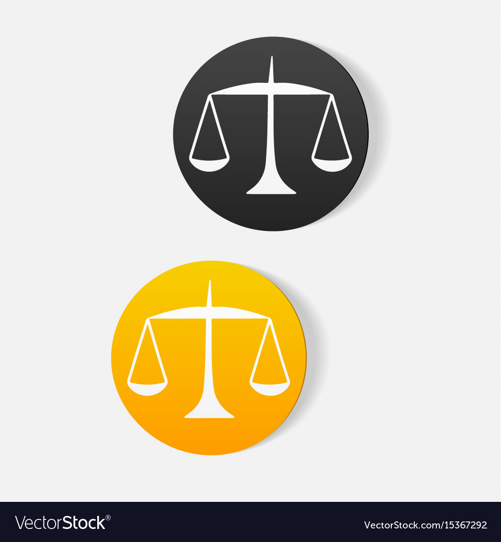 Realistic design element scales