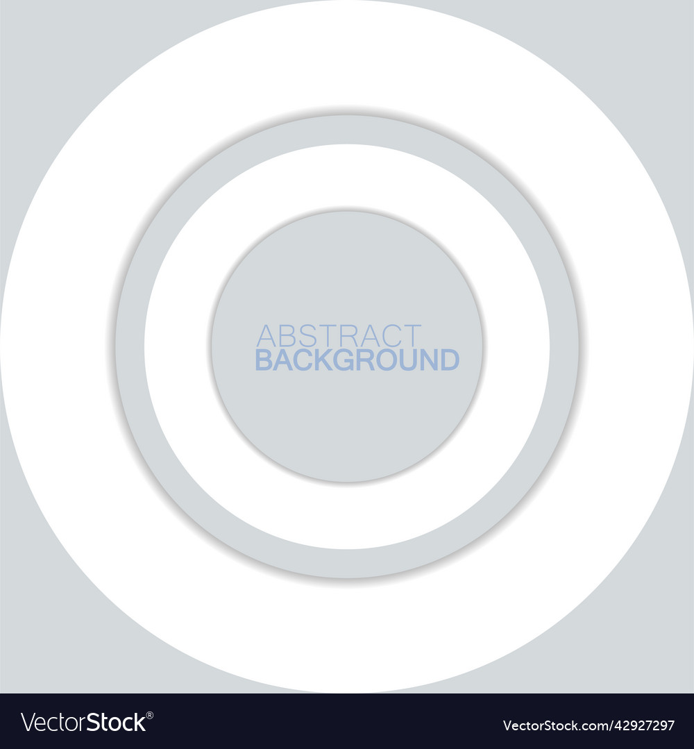 Abstract 3d circle with paper cut style pattern