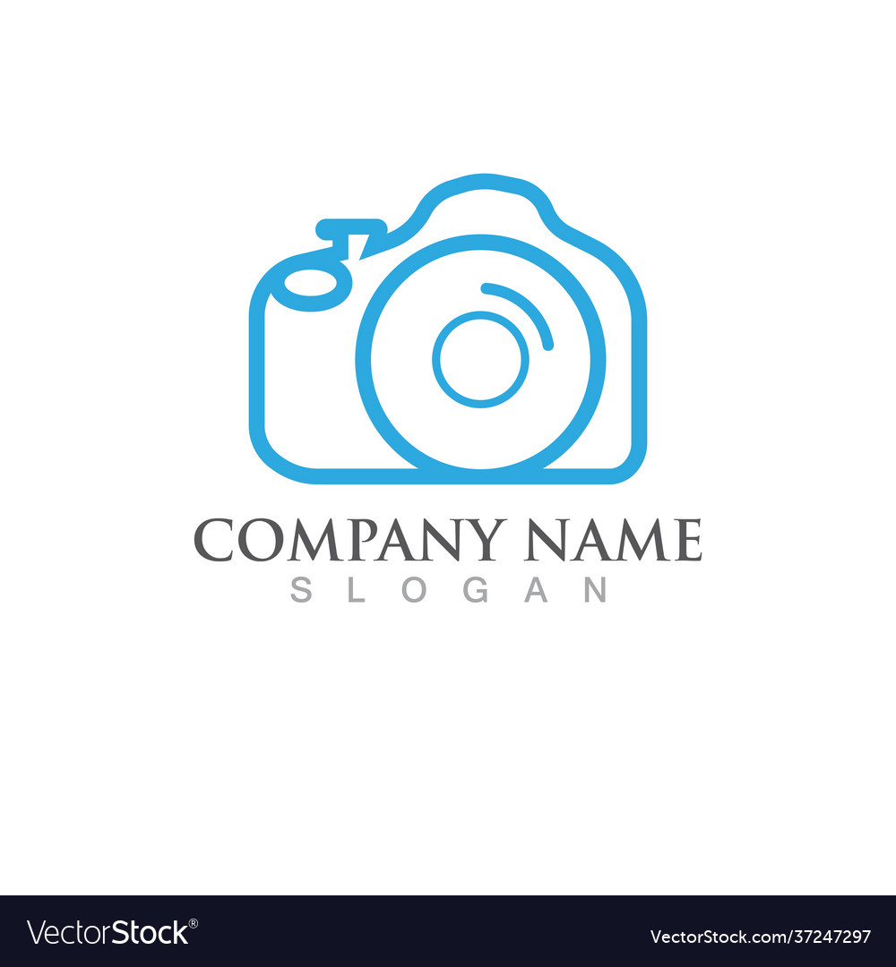 Camera logo and symbol image Royalty Free Vector Image