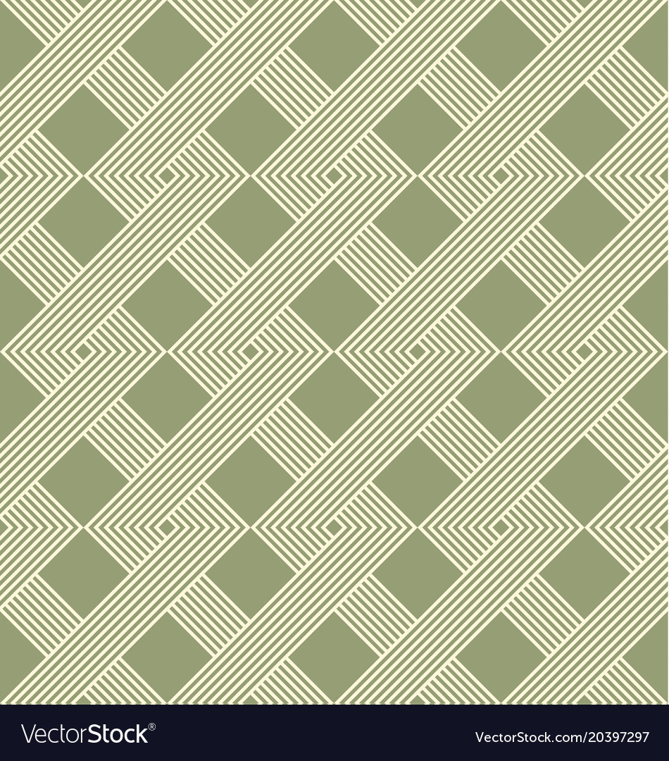 Geometric seamless pattern with weave style