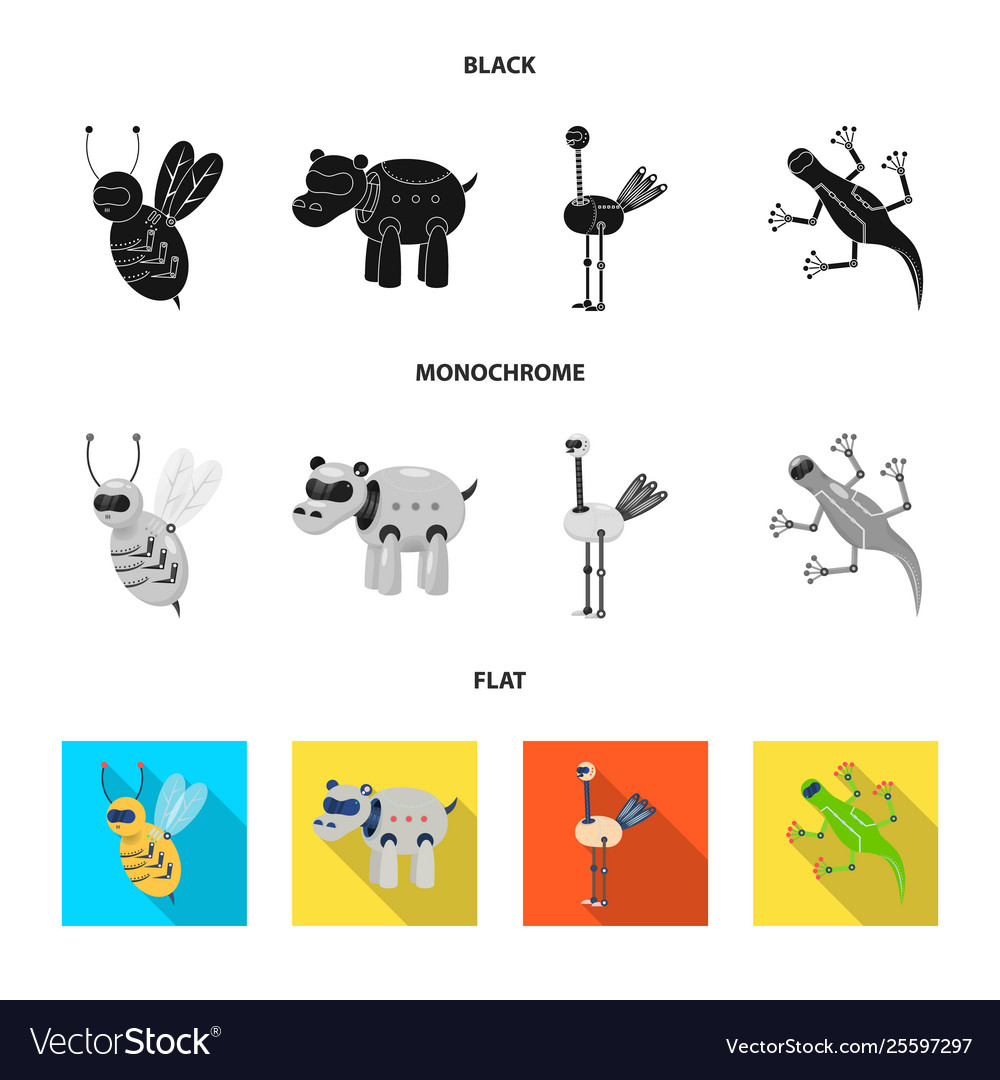 Isolated object toy and science icon set vector image Isolated object toy and science icon set