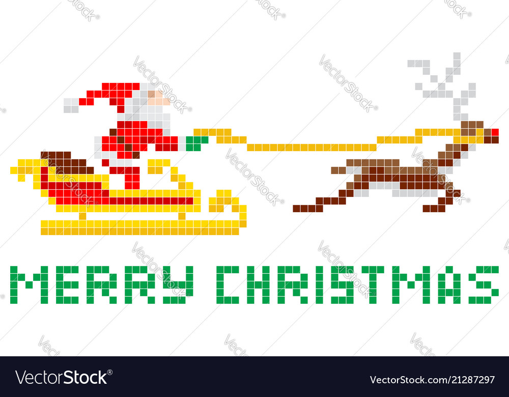 Simple Christmas Pixel Art