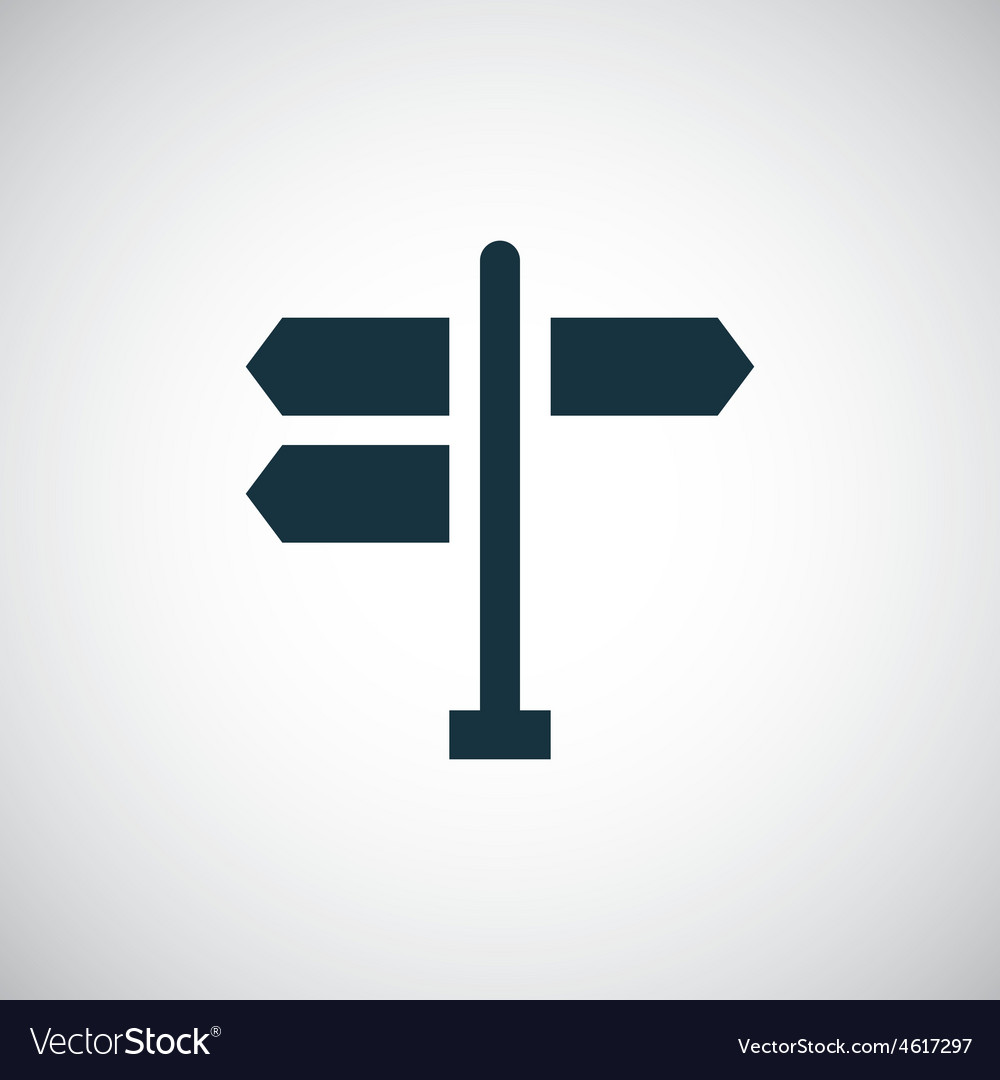 Signpost icon