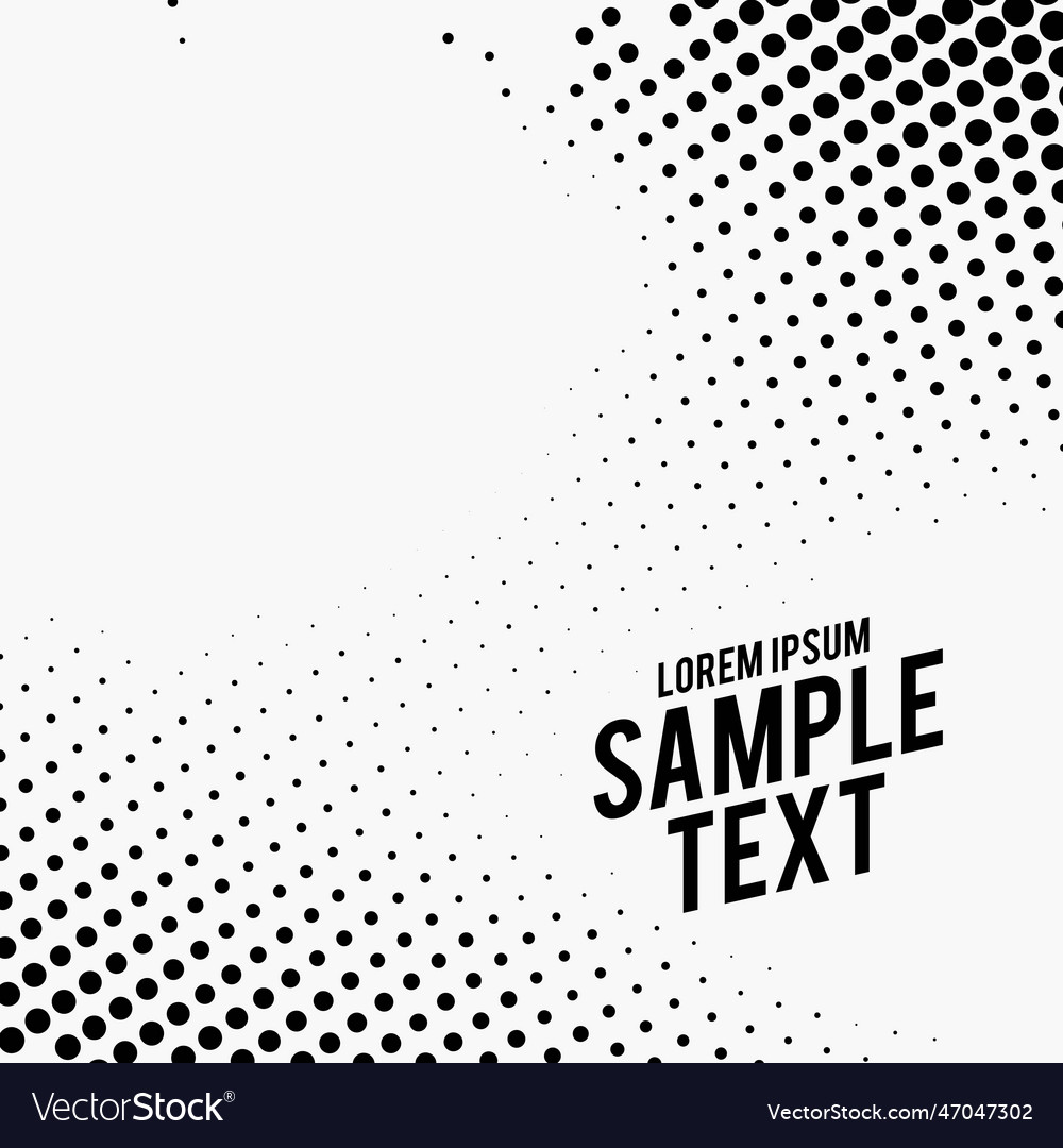 Abstract background of halftone effect vector image Abstract background of halftone effect