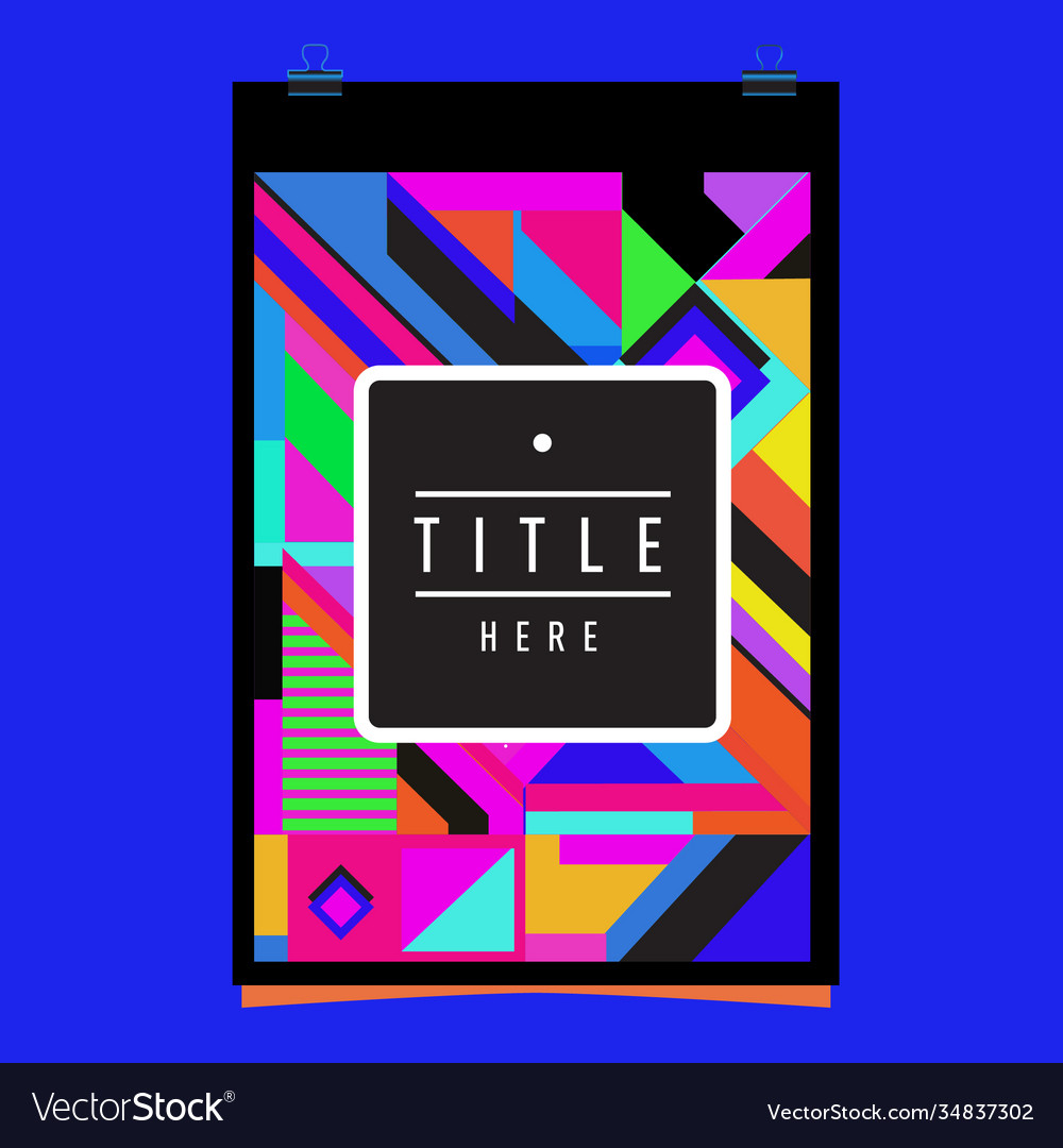 Abstract colorful geometric pattern background