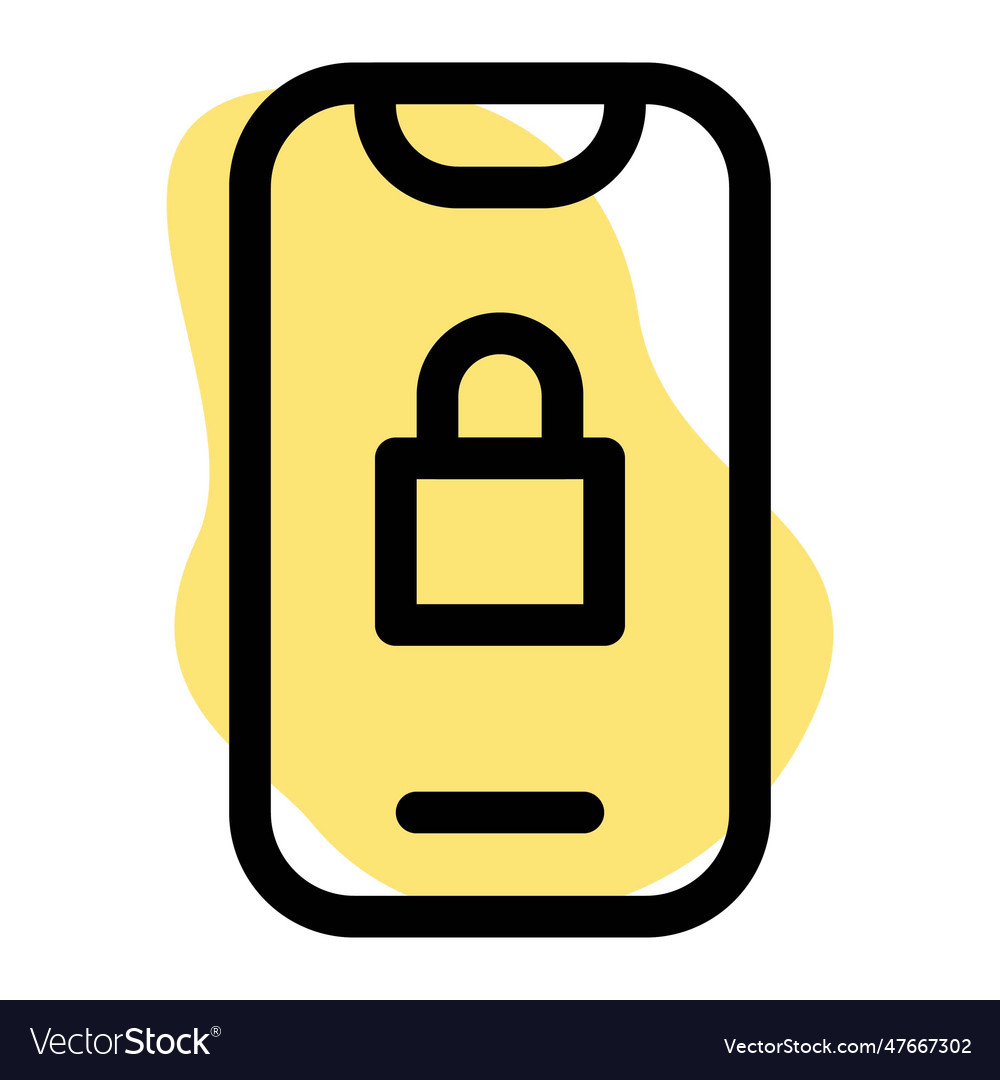 Cellphone with security passcode or lock