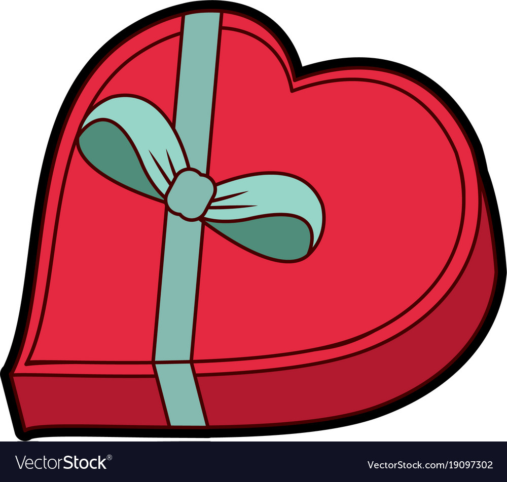 Chocolate box design Royalty Free Vector Image