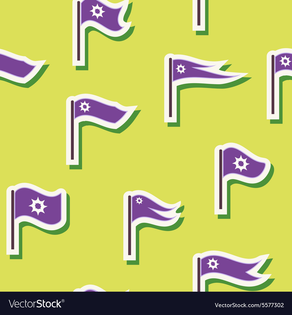 Seamless background with flags