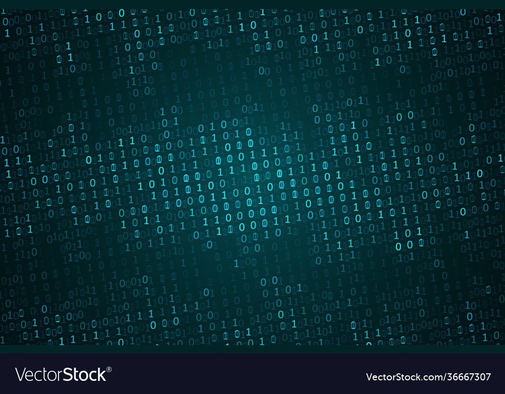 Binary Code Abstract Background