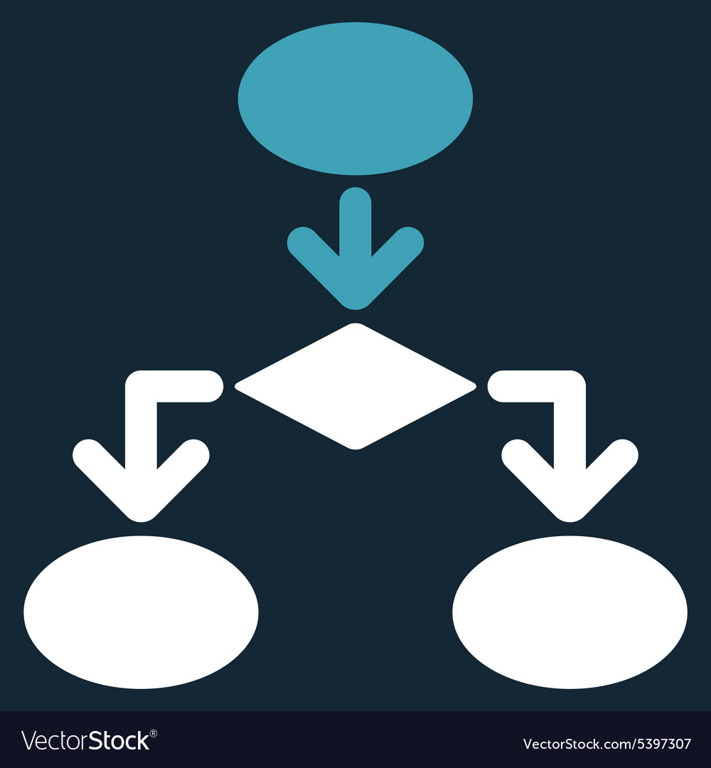 Flowchart icon from commerce set