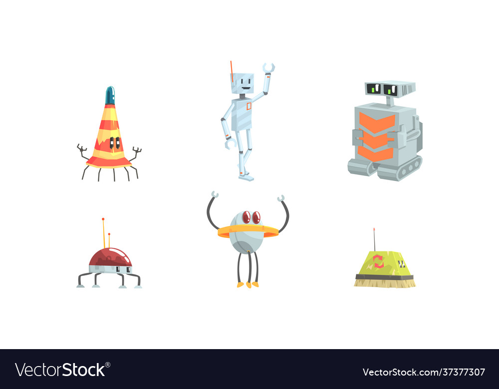 Funny robots collection android assistant