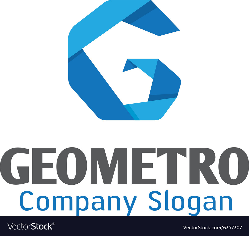 Geometro Logo Royalty Free Vector Image Vectorstock Geometro Logo Vector Image