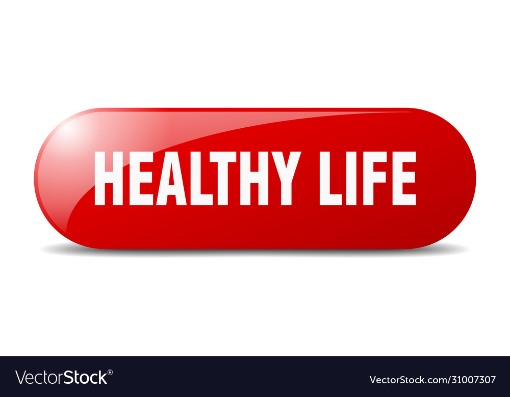 Healthy life button sign key push