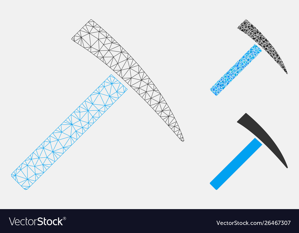 Mining hammer mesh network model