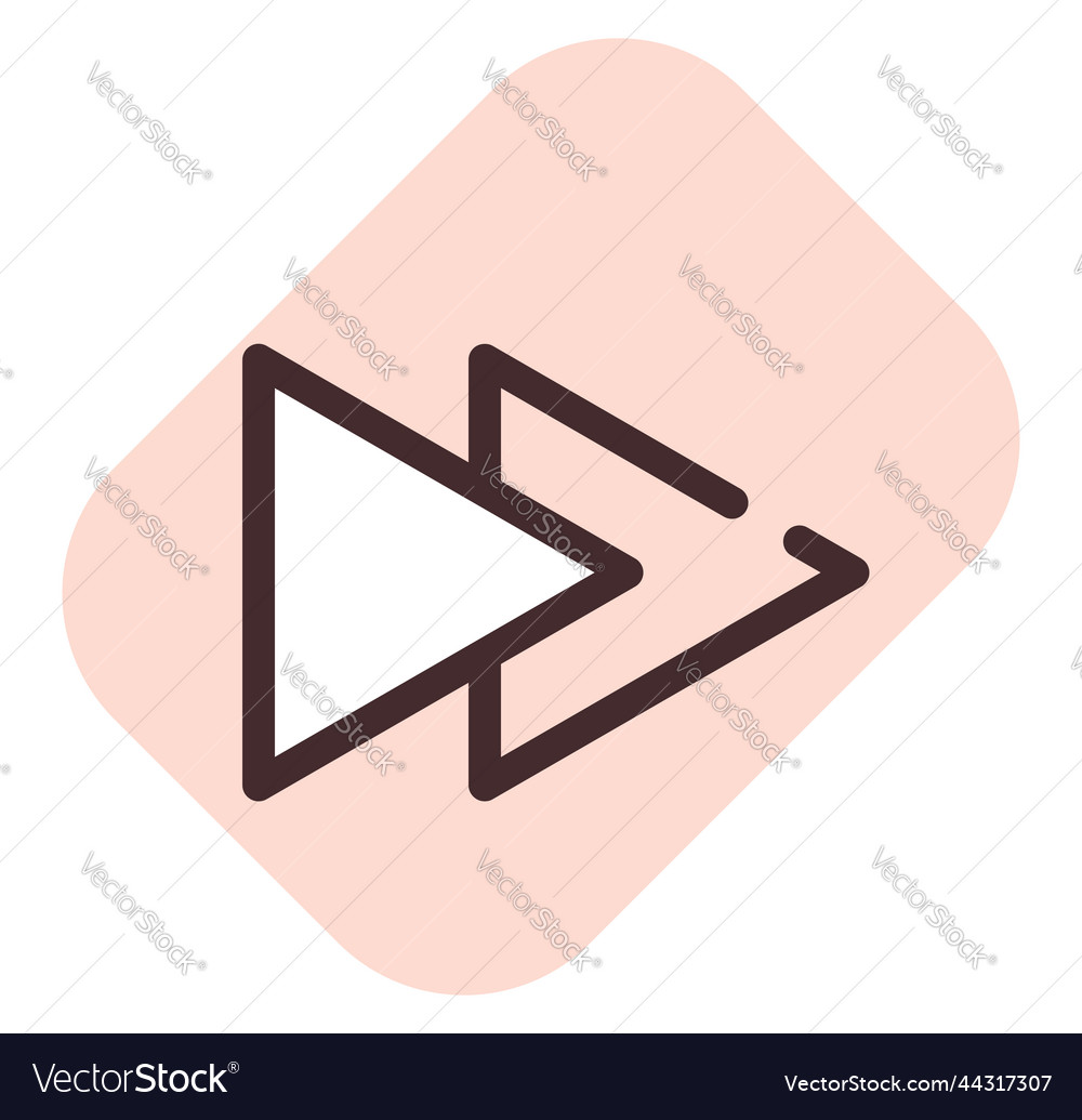 Phone forward option on a white background Vector Image