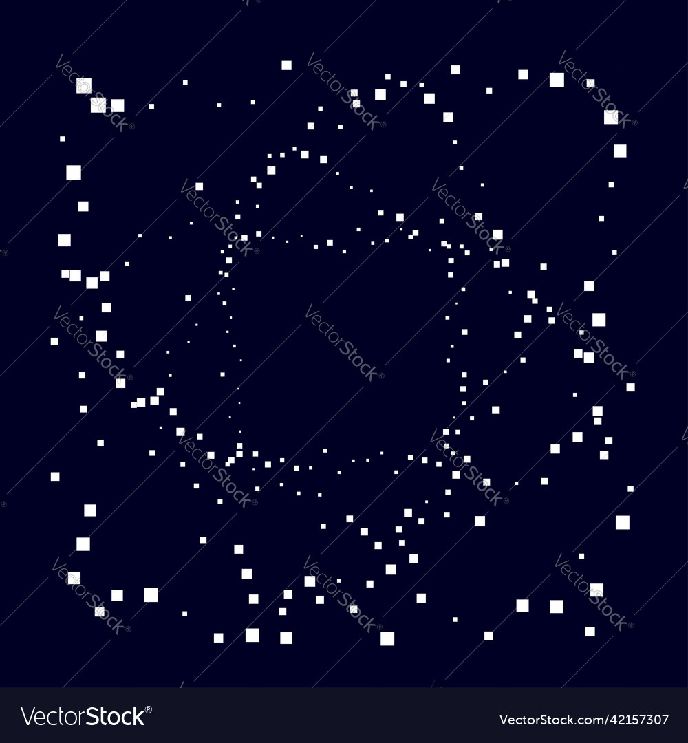 Squares random scattered shapes element Vector Image Squares random scattered shapes element