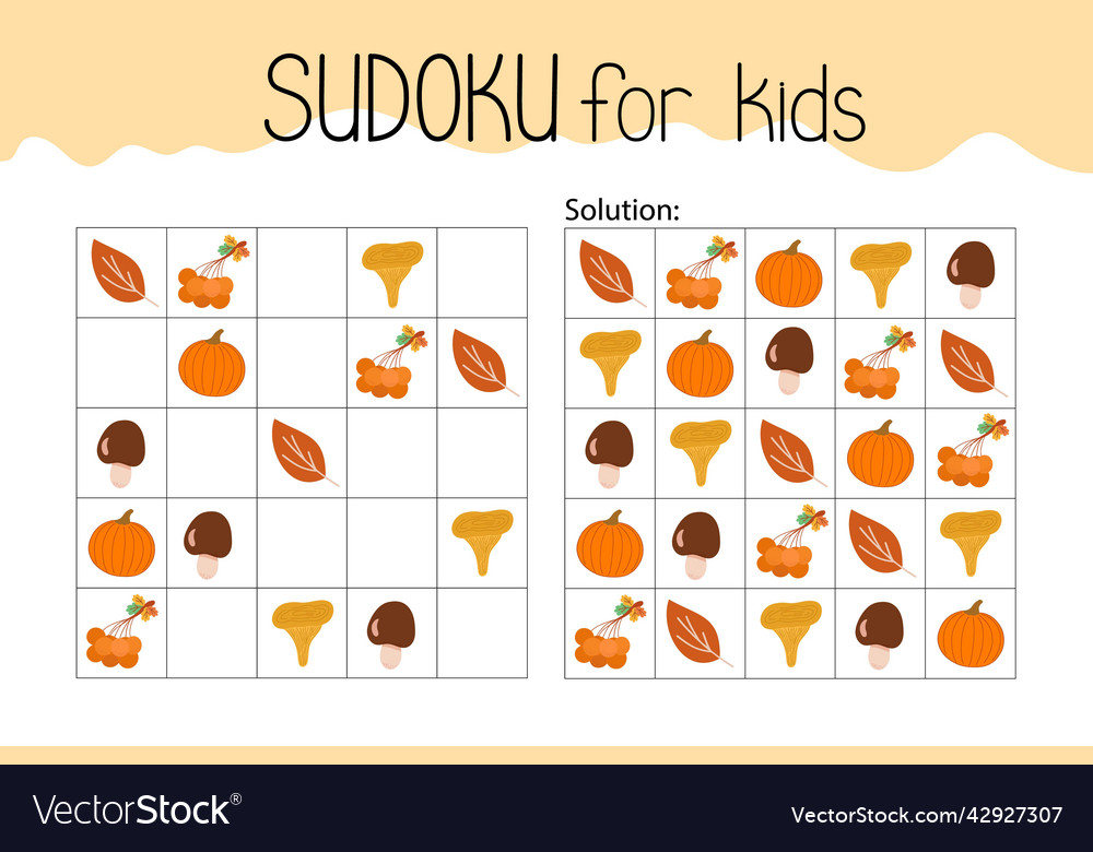 Sudoku Bildungsspiel oder Freizeitaktivitäten vector image Sudoku Bildungsspiel oder Freizeitaktivitäten