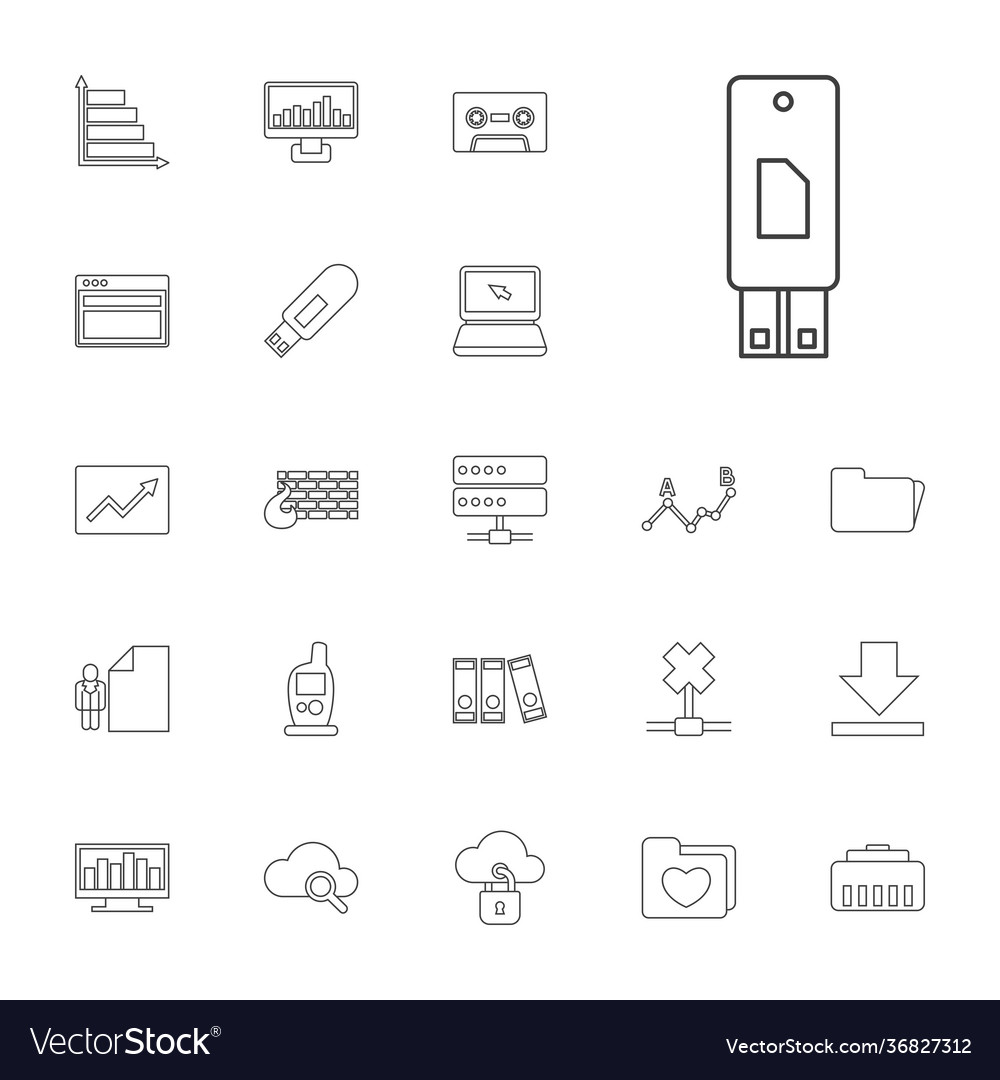 22 data icons