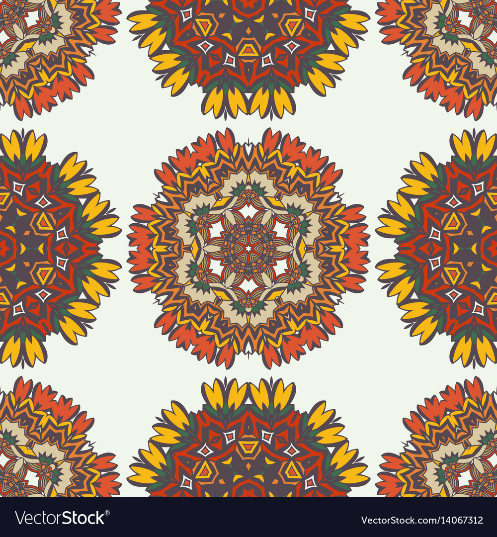 Abstract background with ethnic ornament pattern