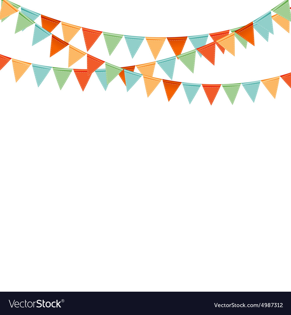 Bunte Party-Flags Hintergrund